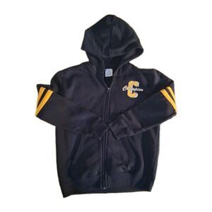 Champion Full Zip Hoodie Blue Full Zip Sweater Boys Size L (12)